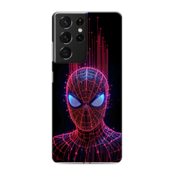 Силиконовый чехол на Samsung Galaxy S21 Ultra с принтом Spiderman Человек паук Силиконовый чехол на Samsung Galaxy S21 Ultra с принтом Spiderman Человек паук