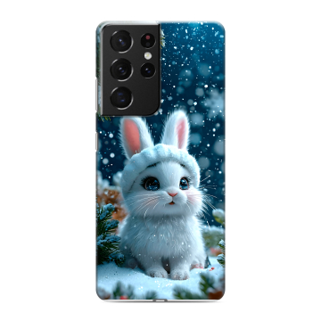 Силиконовый чехол на Samsung Galaxy S21 Ultra с принтом Новый год