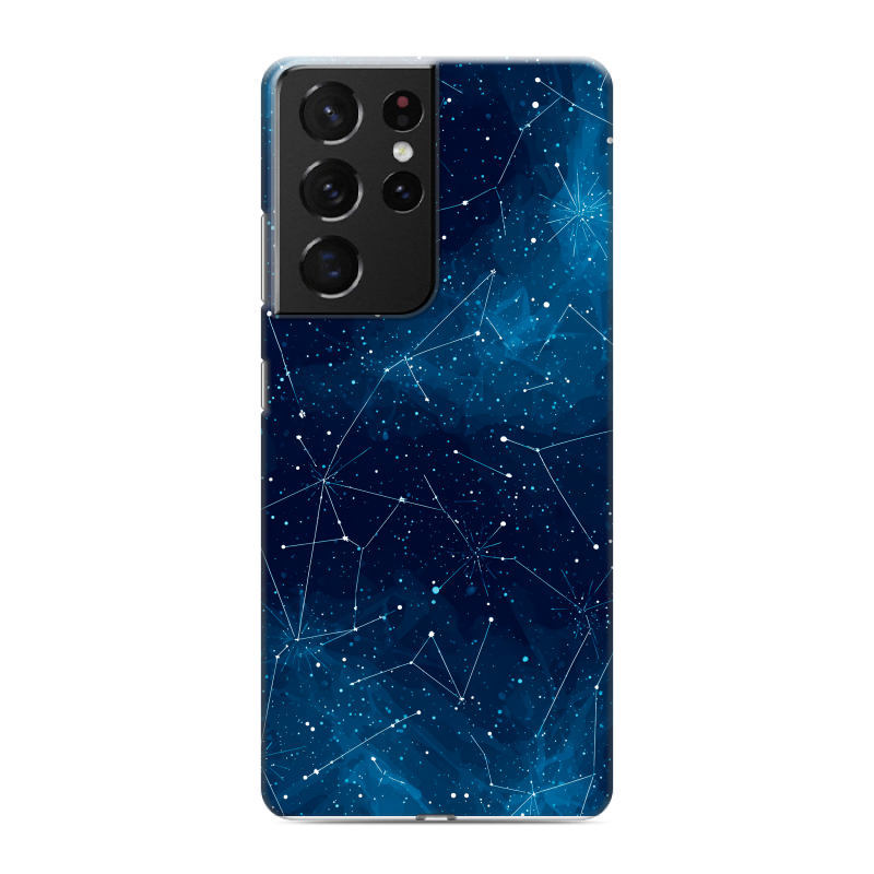 Пластиковый чехол на Samsung Galaxy S21 Ultra с принтом Космос звезды Пластиковый чехол на Samsung Galaxy S21 Ultra с принтом Космос звезды