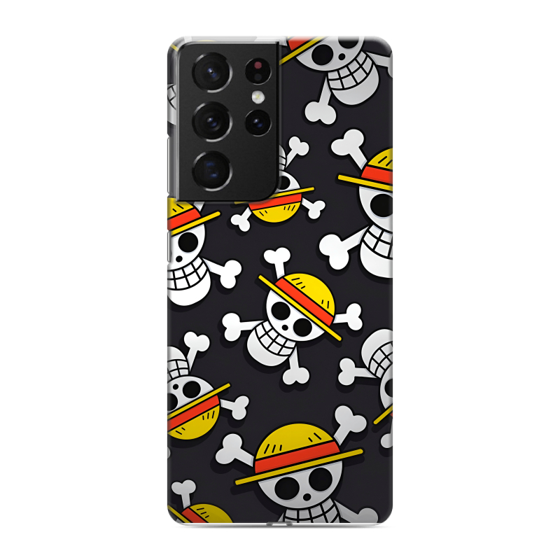 Силиконовый противоударный чехол на Samsung Galaxy S21 Ultra с принтом One Piece Ван Пис Силиконовый противоударный чехол на Samsung Galaxy S21 Ultra с принтом One Piece Ван Пис