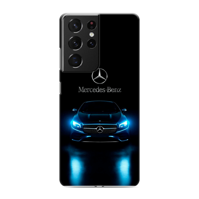 Силиконовый чехол на Samsung Galaxy S21 Ultra с принтом Mercedes Мерседес Силиконовый чехол на Samsung Galaxy S21 Ultra с принтом Mercedes Мерседес