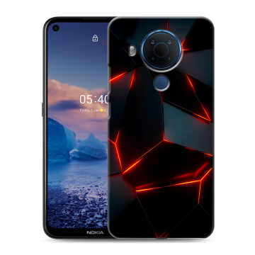 Силиконовый чехол на Nokia 5.4 с принтом Яркие абстракции Силиконовый чехол на Nokia 5.4 с принтом Яркие абстракции