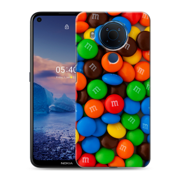 Силиконовый чехол на Nokia 5.4 с принтом Конфеты