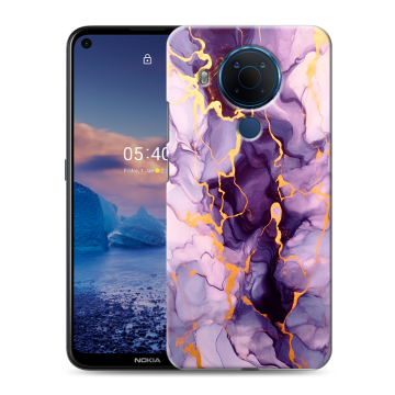 Силиконовый чехол на Nokia 5.4 с принтом Мрамор Силиконовый чехол на Nokia 5.4 с принтом Мрамор