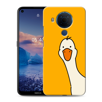 Силиконовый чехол на Nokia 5.4 с принтом Утка Силиконовый чехол на Nokia 5.4 с принтом Утка