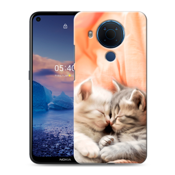 Силиконовый чехол на Nokia 5.4 с принтом Котята Силиконовый чехол на Nokia 5.4 с принтом Котята