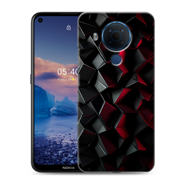 Силиконовый чехол на Nokia 5.4 с принтом Абстракция Силиконовый чехол на Nokia 5.4 с принтом Абстракция