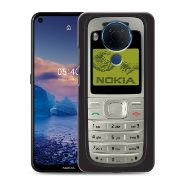 Силиконовый чехол на Nokia 5.4 с принтом Ретро Нокия Силиконовый чехол на Nokia 5.4 с принтом Ретро Нокия
