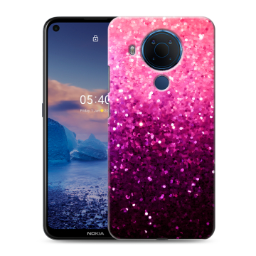Силиконовый чехол на Nokia 5.4 с принтом Блестки