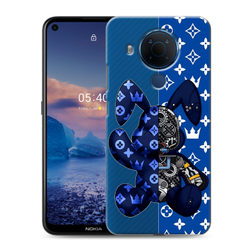 Силиконовый чехол на Nokia 5.4 с принтом Луи робот Силиконовый чехол на Nokia 5.4 с принтом Луи робот