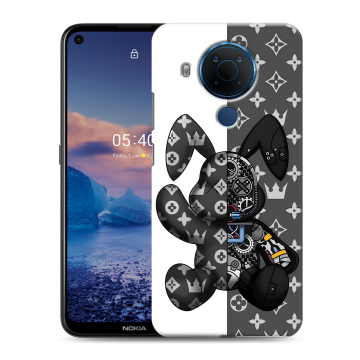 Силиконовый чехол на Nokia 5.4 с принтом Луи робот Силиконовый чехол на Nokia 5.4 с принтом Луи робот