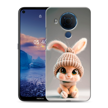 Силиконовый чехол на Nokia 5.4 с принтом Кролик