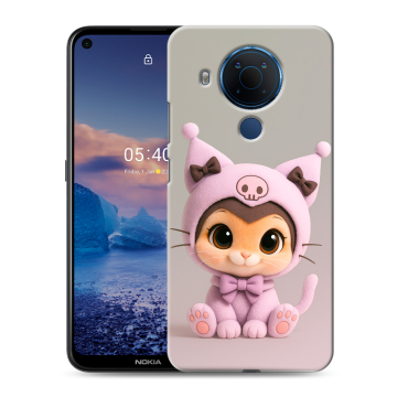 Силиконовый чехол на Nokia 5.4 с принтом Куроми Kuromi Силиконовый чехол на Nokia 5.4 с принтом Куроми Kuromi