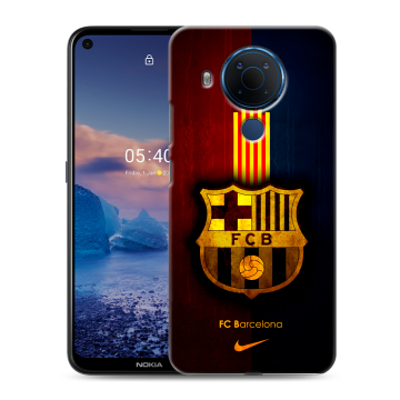 Силиконовый чехол на Nokia 5.4 с принтом Барселона Barcelona Силиконовый чехол на Nokia 5.4 с принтом Барселона Barcelona