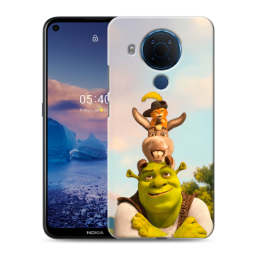 Силиконовый чехол на Nokia 5.4 с принтом Шрек Shrek