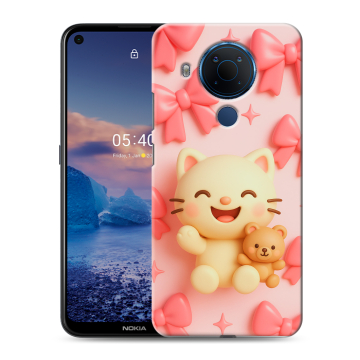 Силиконовый чехол на Nokia 5.4 с принтом для девочек Силиконовый чехол на Nokia 5.4 с принтом для девочек