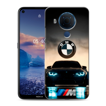 Силиконовый чехол на Nokia 5.4 с принтом БМВ BMW