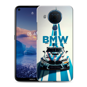 Силиконовый чехол на Nokia 5.4 с принтом БМВ BMW Силиконовый чехол на Nokia 5.4 с принтом БМВ BMW