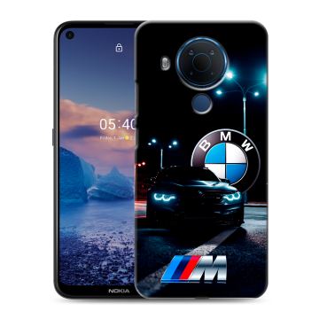 Силиконовый чехол на Nokia 5.4 с принтом БМВ BMW