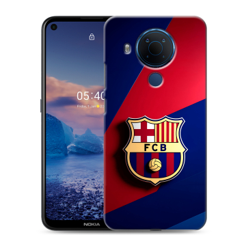 Силиконовый чехол на Nokia 5.4 с принтом Барселона Barcelona Силиконовый чехол на Nokia 5.4 с принтом Барселона Barcelona