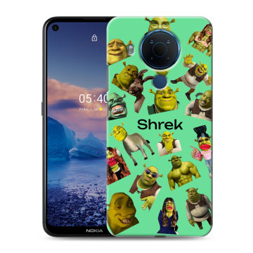 Силиконовый чехол на Nokia 5.4 с принтом Шрек Shrek