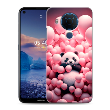 Силиконовый чехол на Nokia 5.4 с принтом Панда Силиконовый чехол на Nokia 5.4 с принтом Панда