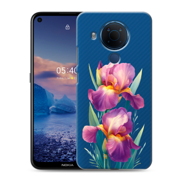 Силиконовый чехол на Nokia 5.4 с принтом Цветы орхидеи