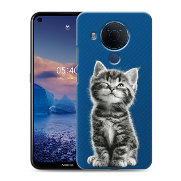 Силиконовый чехол на Nokia 5.4 с принтом Котенок Силиконовый чехол на Nokia 5.4 с принтом Котенок