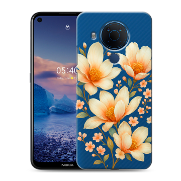 Силиконовый чехол на Nokia 5.4 с принтом Цветы