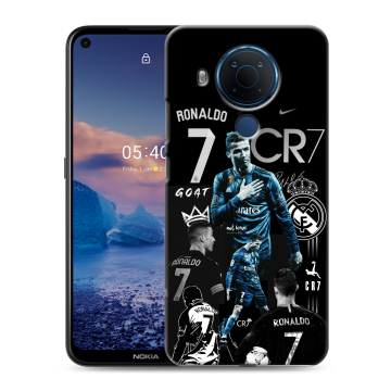 Силиконовый чехол на Nokia 5.4 с принтом Реал Роналдо Силиконовый чехол на Nokia 5.4 с принтом Реал Роналдо