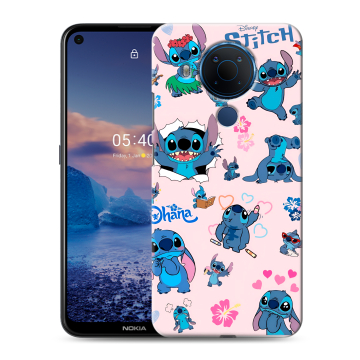 Силиконовый чехол на Nokia 5.4 с принтом Лило и Стич Силиконовый чехол на Nokia 5.4 с принтом Лило и Стич