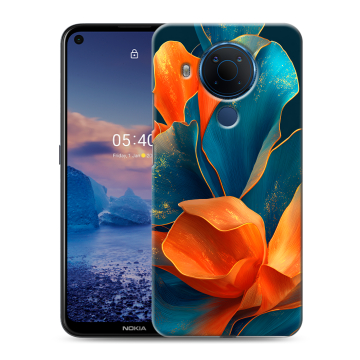Силиконовый чехол на Nokia 5.4 с принтом Цветы