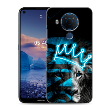Силиконовый чехол на Nokia 5.4 с принтом Король лев