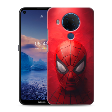 Силиконовый чехол на Nokia 5.4 с принтом Spiderman Человек паук Силиконовый чехол на Nokia 5.4 с принтом Spiderman Человек паук