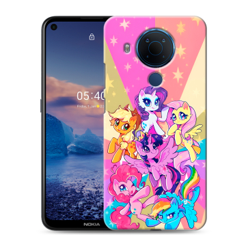 Силиконовый чехол на Nokia 5.4 с принтом My little pony Дружба чудо Силиконовый чехол на Nokia 5.4 с принтом My little pony Дружба чудо