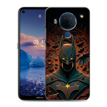 Силиконовый чехол на Nokia 5.4 с принтом Batman Бэтмен