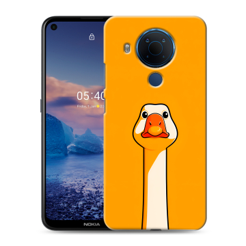 Силиконовый чехол на Nokia 5.4 с принтом Смешная утка