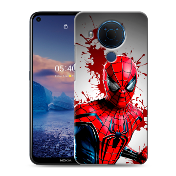 Силиконовый чехол на Nokia 5.4 с принтом Spiderman Человек паук Силиконовый чехол на Nokia 5.4 с принтом Spiderman Человек паук