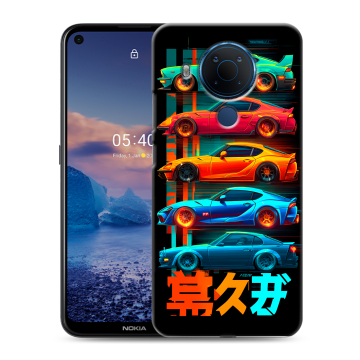 Силиконовый чехол на Nokia 5.4 с принтом машины тачки