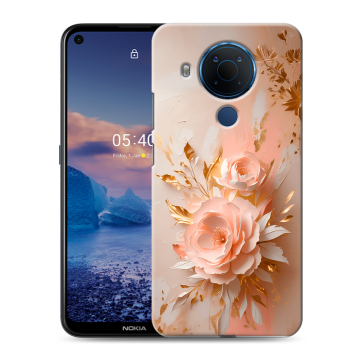 Силиконовый чехол на Nokia 5.4 с принтом женский
