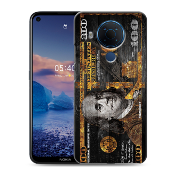 Силиконовый чехол на Nokia 5.4 с принтом Доллар деньги Силиконовый чехол на Nokia 5.4 с принтом Доллар деньги
