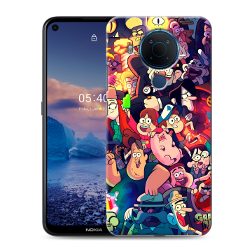Силиконовый чехол на Nokia 5.4 с принтом Gravity Falls Гравити Фолз Силиконовый чехол на Nokia 5.4 с принтом Gravity Falls Гравити Фолз