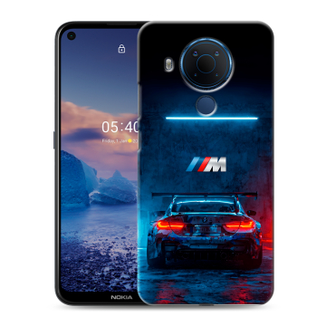 Силиконовый чехол на Nokia 5.4 с принтом BMW БМВ Силиконовый чехол на Nokia 5.4 с принтом BMW БМВ