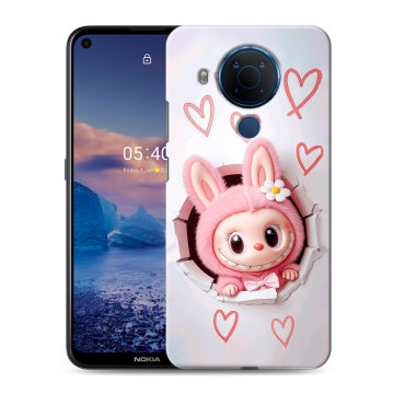 Силиконовый чехол на Nokia 5.4 с принтом Labubu Лабубу Силиконовый чехол на Nokia 5.4 с принтом Labubu Лабубу