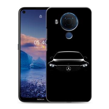 Силиконовый чехол на Nokia 5.4 с принтом Mercedes Мерседес Силиконовый чехол на Nokia 5.4 с принтом Mercedes Мерседес