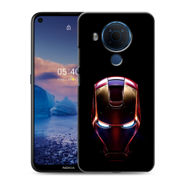 Силиконовый чехол на Nokia 5.4 с принтом IronMan Железный человек Силиконовый чехол на Nokia 5.4 с принтом IronMan Железный человек