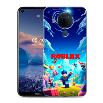 Силиконовый чехол на Nokia 5.4 с принтом Roblox Роблокс Силиконовый чехол на Nokia 5.4 с принтом Roblox Роблокс