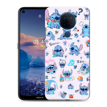 Силиконовый чехол на Nokia 5.4 с принтом Лило и Стич Силиконовый чехол на Nokia 5.4 с принтом Лило и Стич