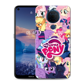 Силиконовый чехол на Nokia 5.4 с принтом My little pony Дружба чудо