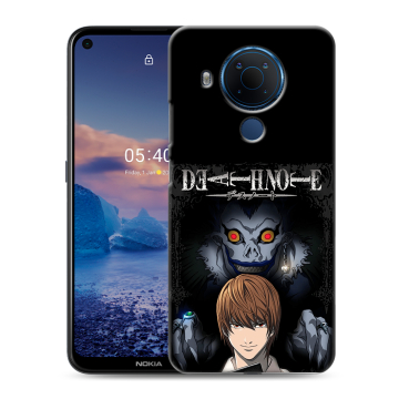Силиконовый чехол на Nokia 5.4 с принтом Death note Тетрадь смерти